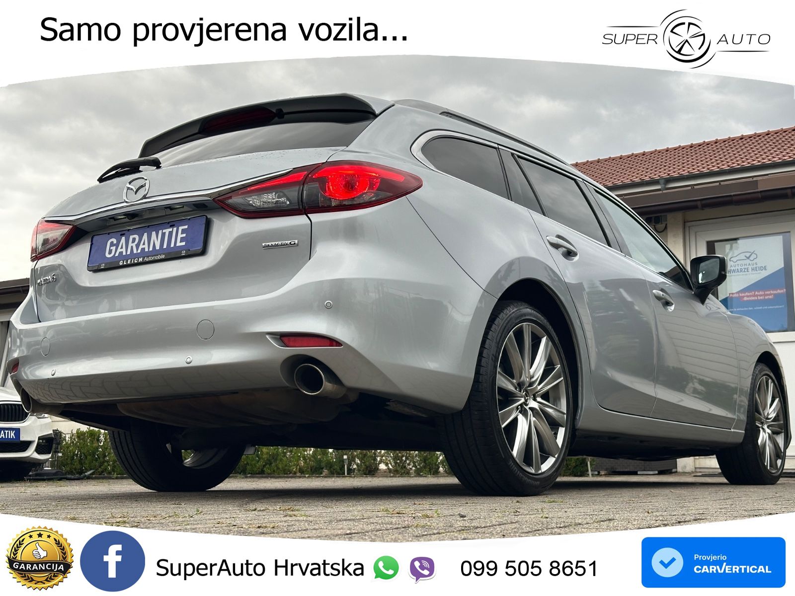 Mazda 6 Sport Combi 2.5 SKYACTIV-G (194 KS) SKYACTIV-Drive LED+GR SJED+ACC