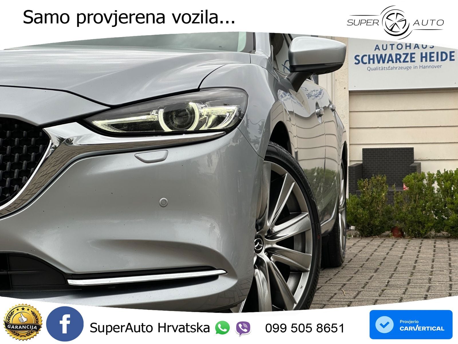 Mazda 6 Sport Combi 2.5 SKYACTIV-G (194 KS) SKYACTIV-Drive LED+GR SJED+ACC