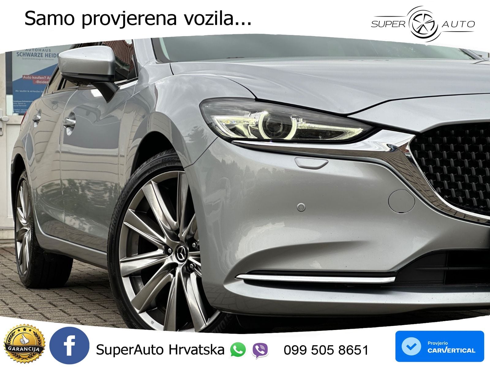 Mazda 6 Sport Combi 2.5 SKYACTIV-G (194 KS) SKYACTIV-Drive LED+GR SJED+ACC