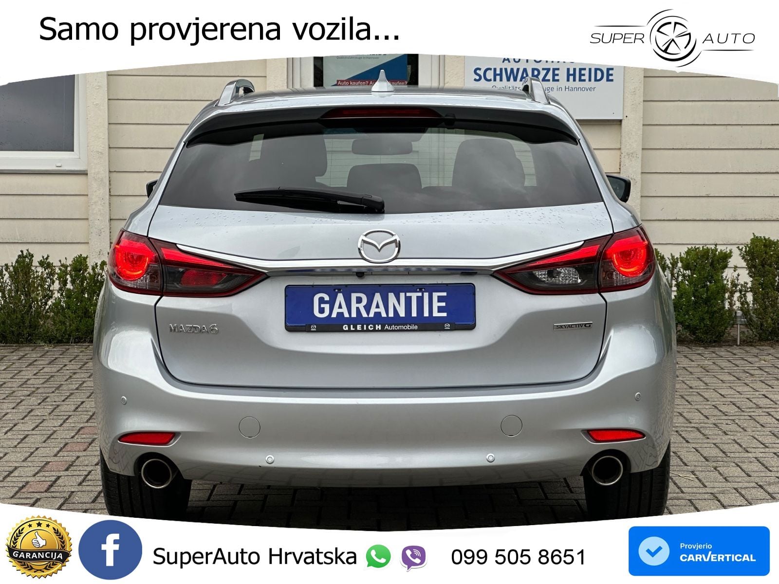Mazda 6 Sport Combi 2.5 SKYACTIV-G (194 KS) SKYACTIV-Drive LED+GR SJED+ACC