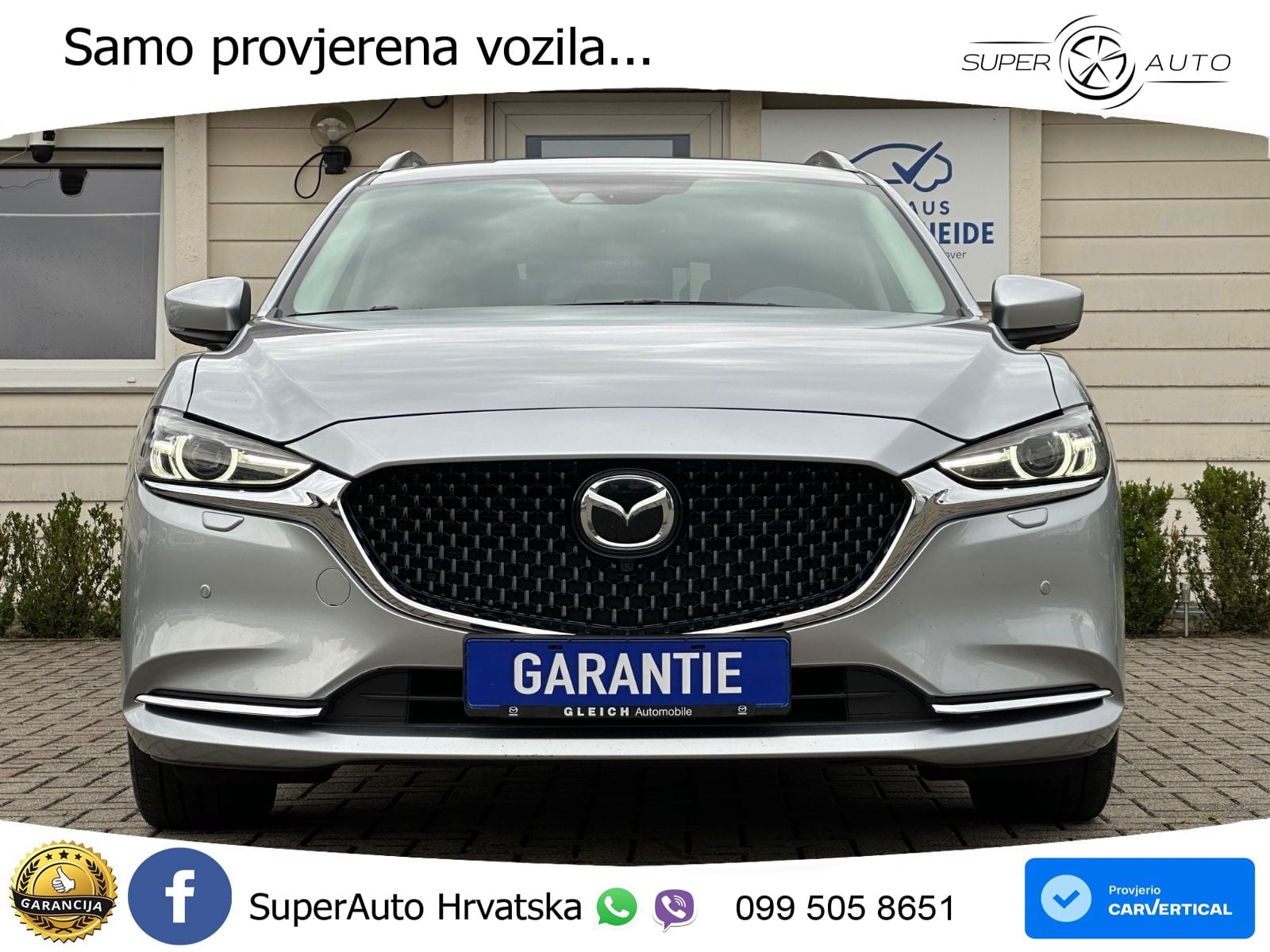 Mazda 6 Sport Combi 2.5 SKYACTIV-G (194 KS) SKYACTIV-Drive LED+GR SJED+ACC