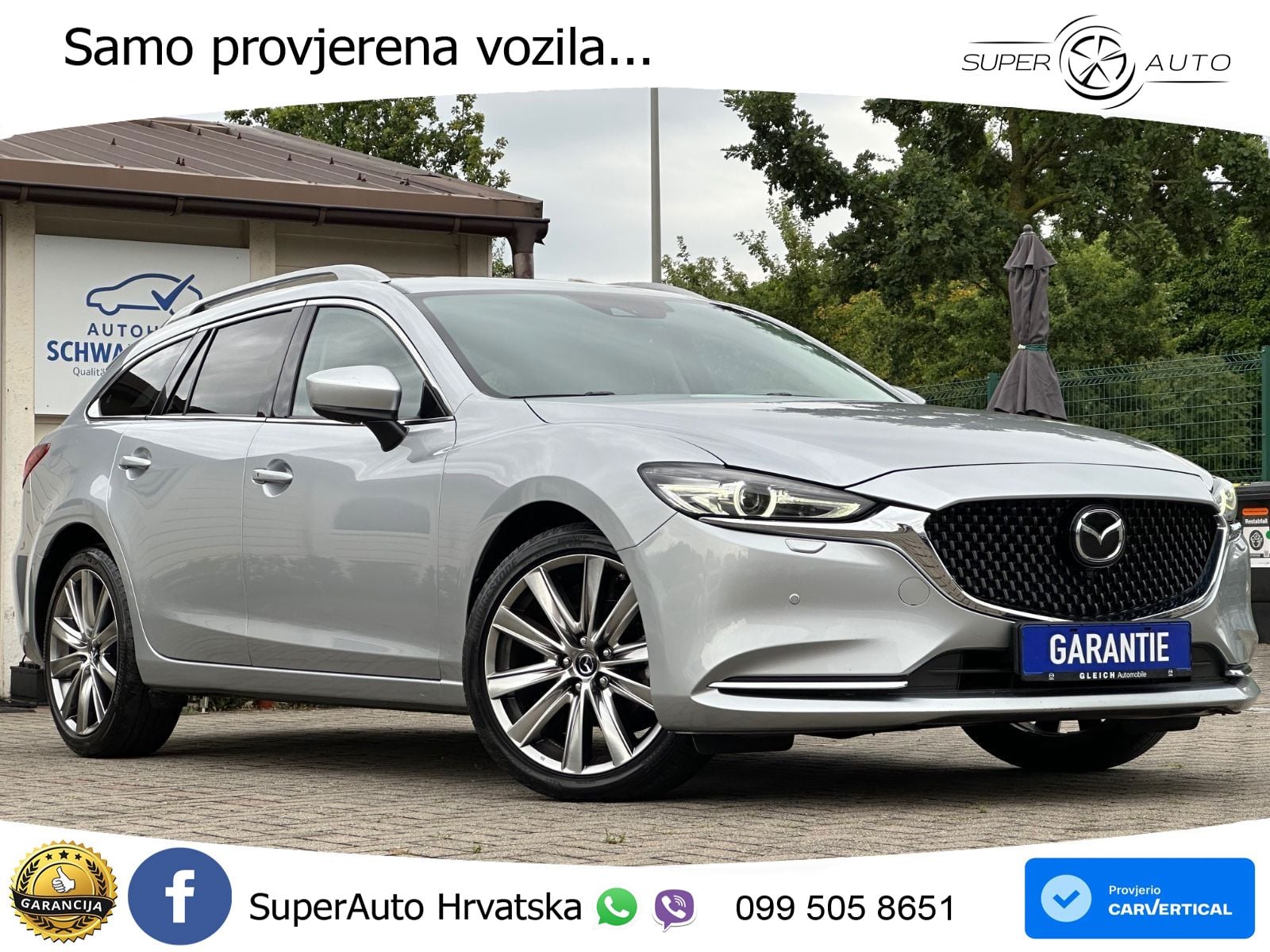 Mazda 6 Sport Combi 2.5 SKYACTIV-G (194 KS) SKYACTIV-Drive LED+GR SJED+ACC