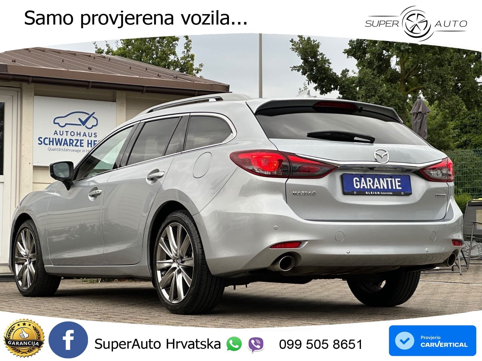 Mazda 6 Sport Combi 2.5 SKYACTIV-G (194 KS) SKYACTIV-Drive LED+GR SJED+ACC