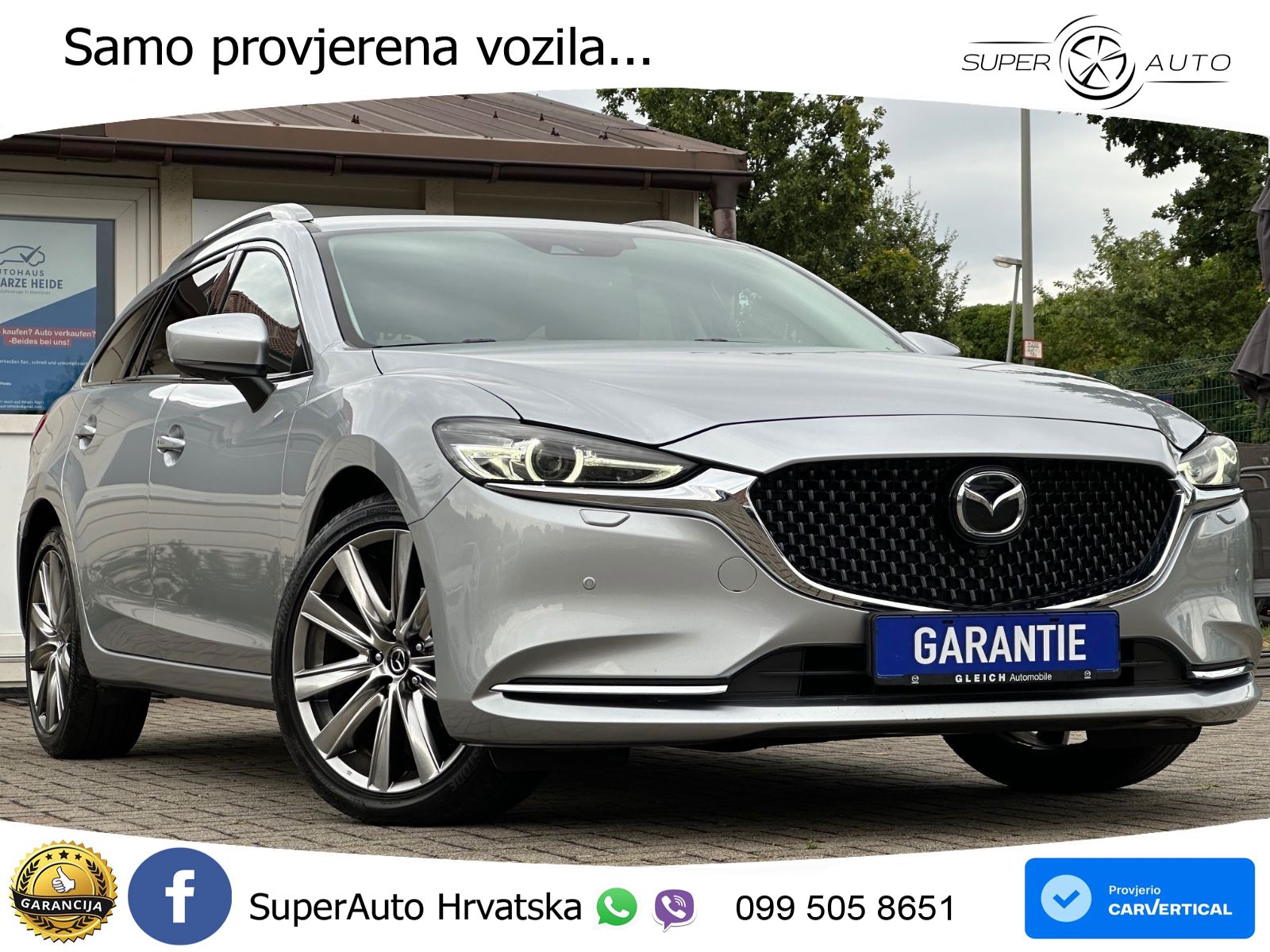 Mazda 6 Sport Combi 2.5 SKYACTIV-G (194 KS) SKYACTIV-Drive LED+GR SJED+ACC