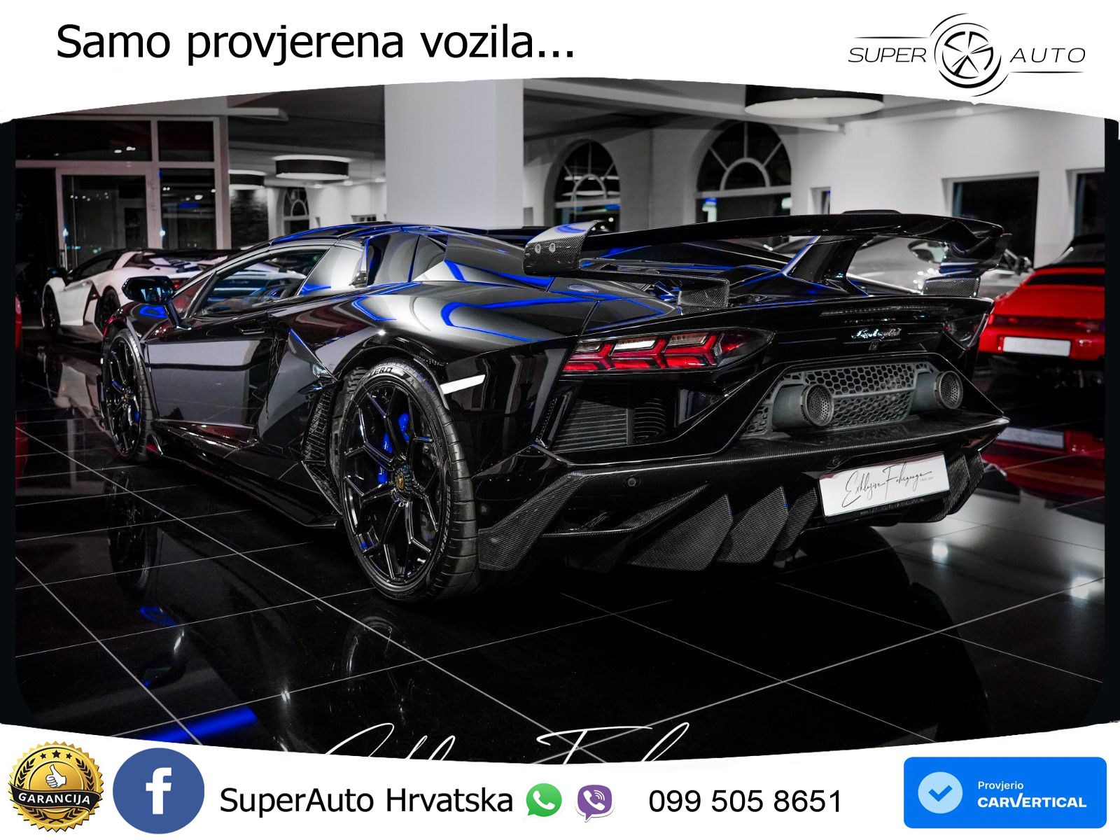 Lamborghini Aventador SVJ Roadster 6.5 V12 (770 KS) 4WD ISR