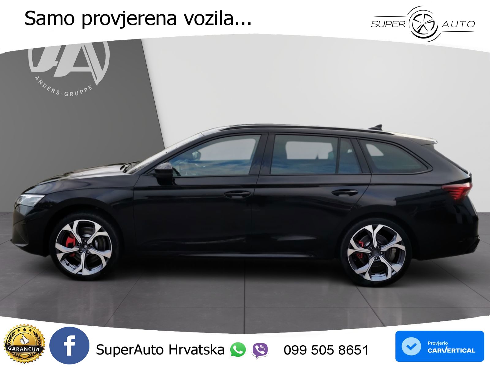 Škoda Octavia Combi RS 2.0 TSI (265 KS) DSG LED+GR SJED+ACC