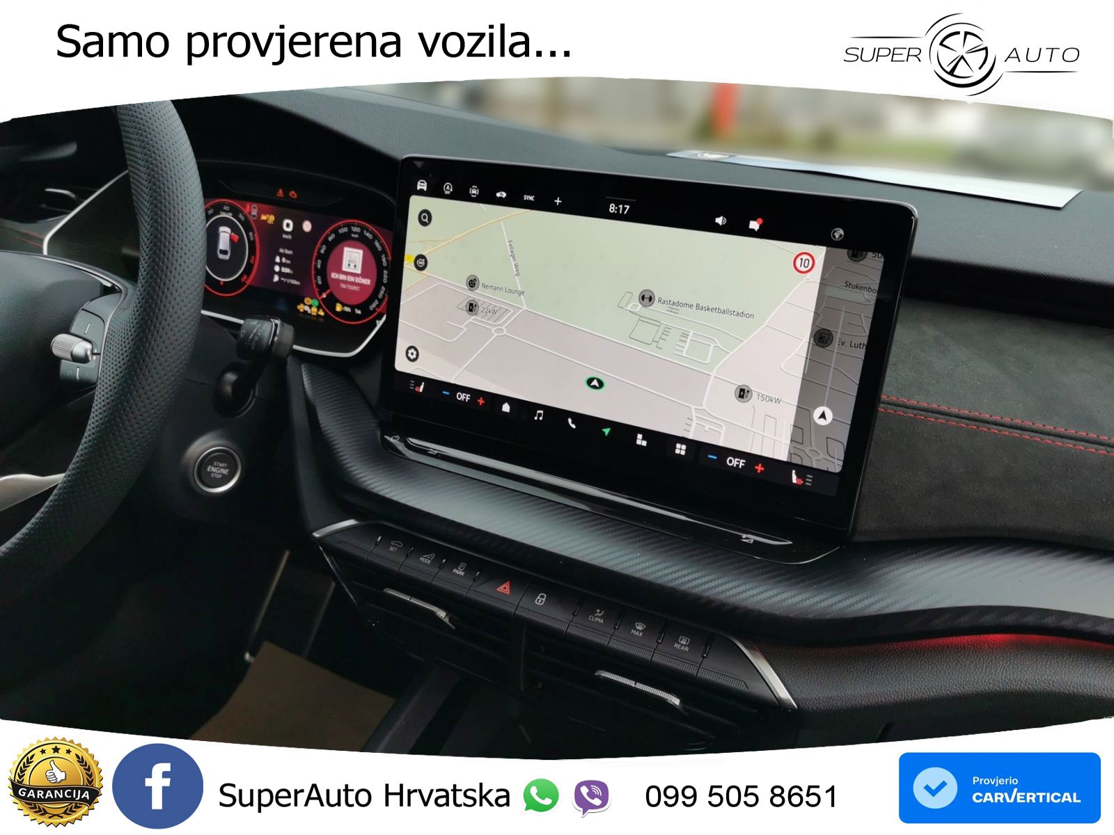 Škoda Octavia Combi RS 2.0 TSI (265 KS) DSG LED+GR SJED+ACC