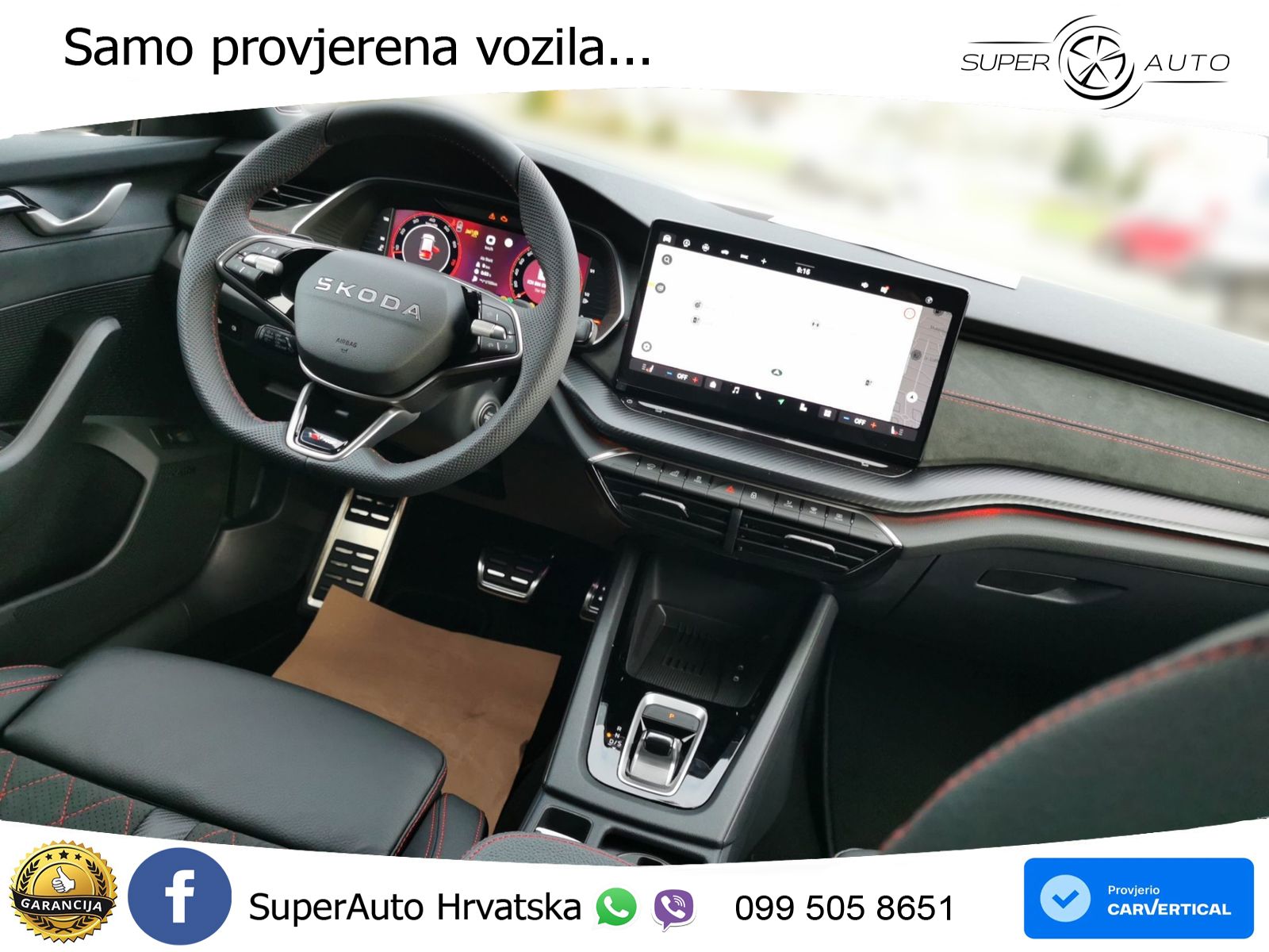 Škoda Octavia Combi RS 2.0 TSI (265 KS) DSG LED+GR SJED+ACC