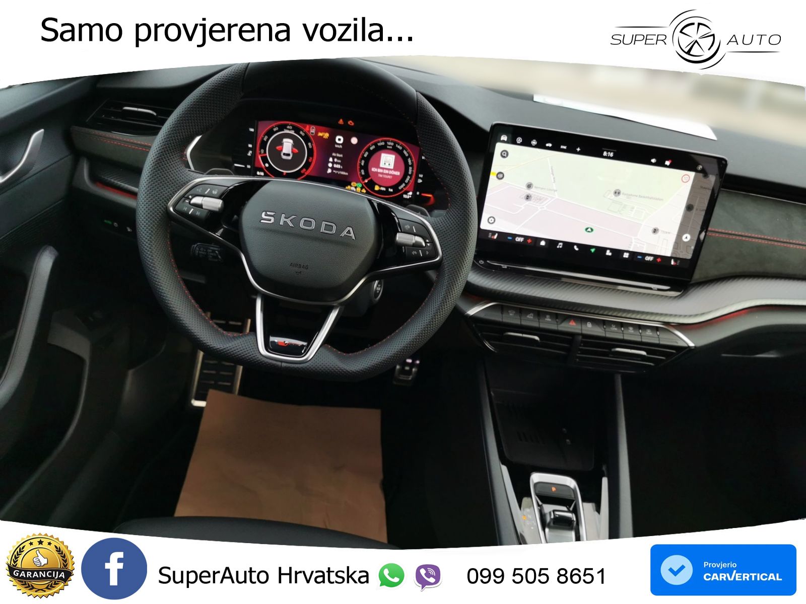 Škoda Octavia Combi RS 2.0 TSI (265 KS) DSG LED+GR SJED+ACC