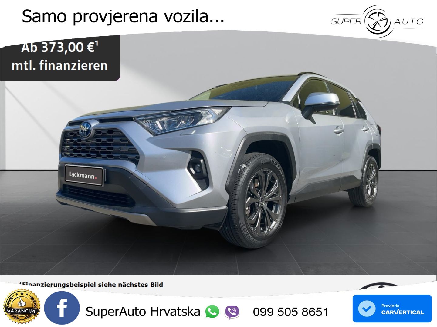 Toyota RAV4 2.5 (222 KS) Hybrid E-Four e-CVT LED+GR SJED+ACC