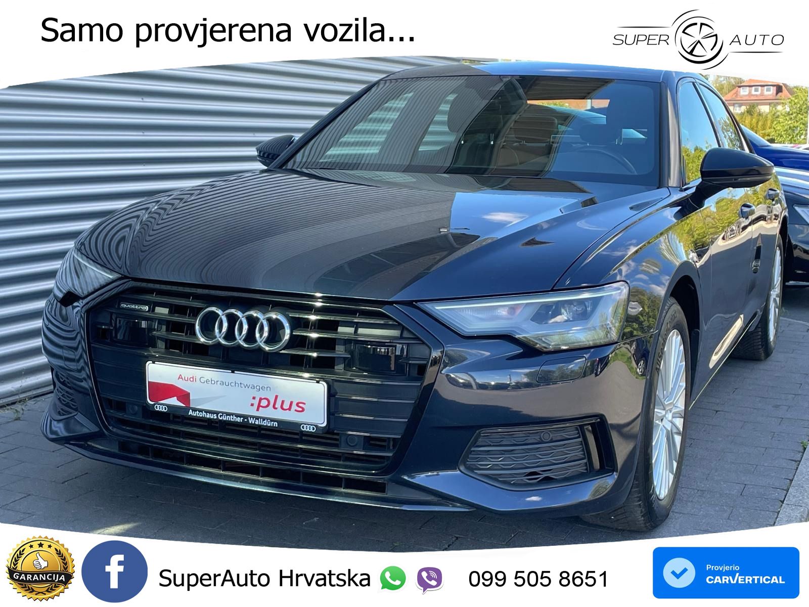 Audi A6 45 TFSI (265 KS) quattro ultra S tronic LED+GR SJED+ACC