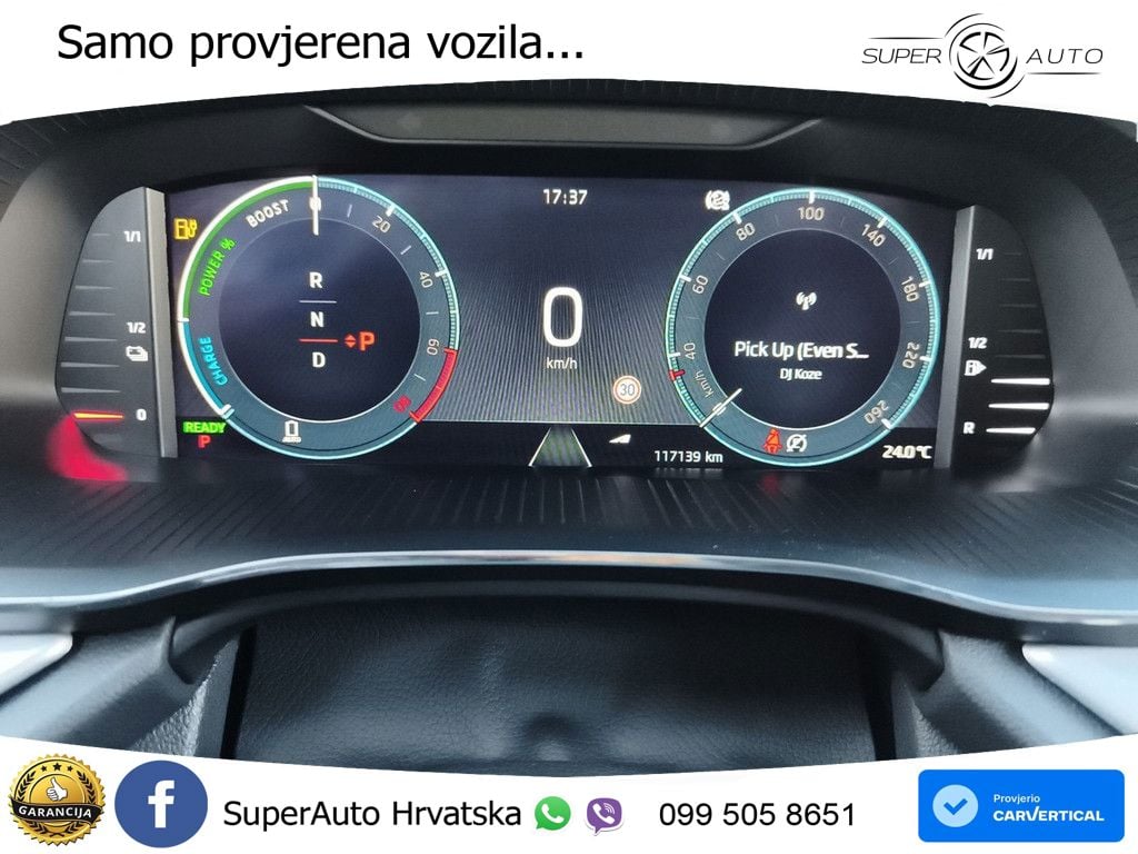 Škoda Octavia Combi iV 1.4 TSI (204 KS) DSG LED+GR SJED+ACC