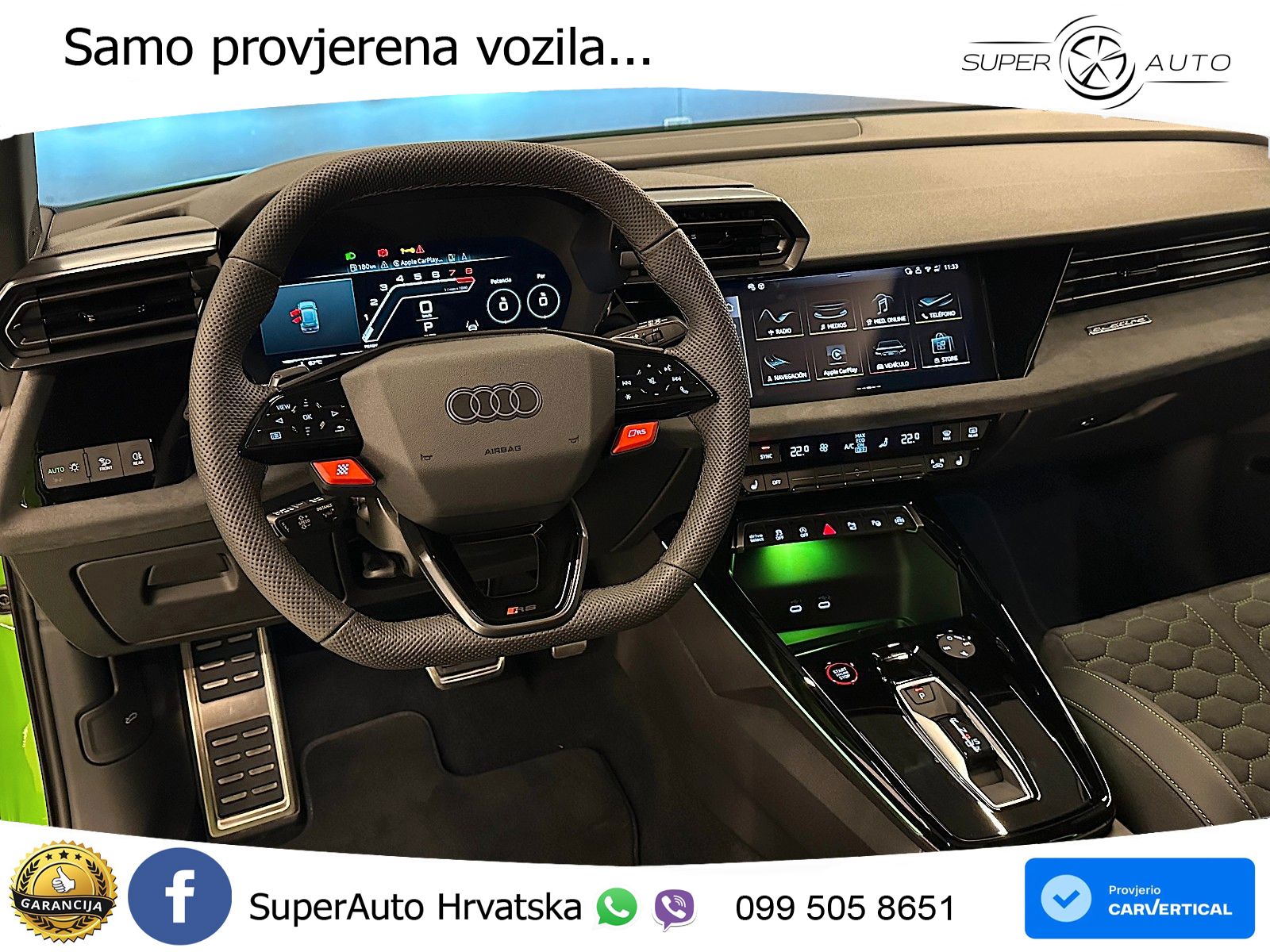 Audi RS3 Sedan 2.5 TFSI (400 KS) quattro S tronic LED+ACC