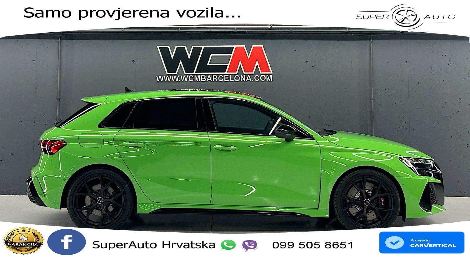 Audi RS3 Sedan 2.5 TFSI (400 KS) quattro S tronic LED+ACC