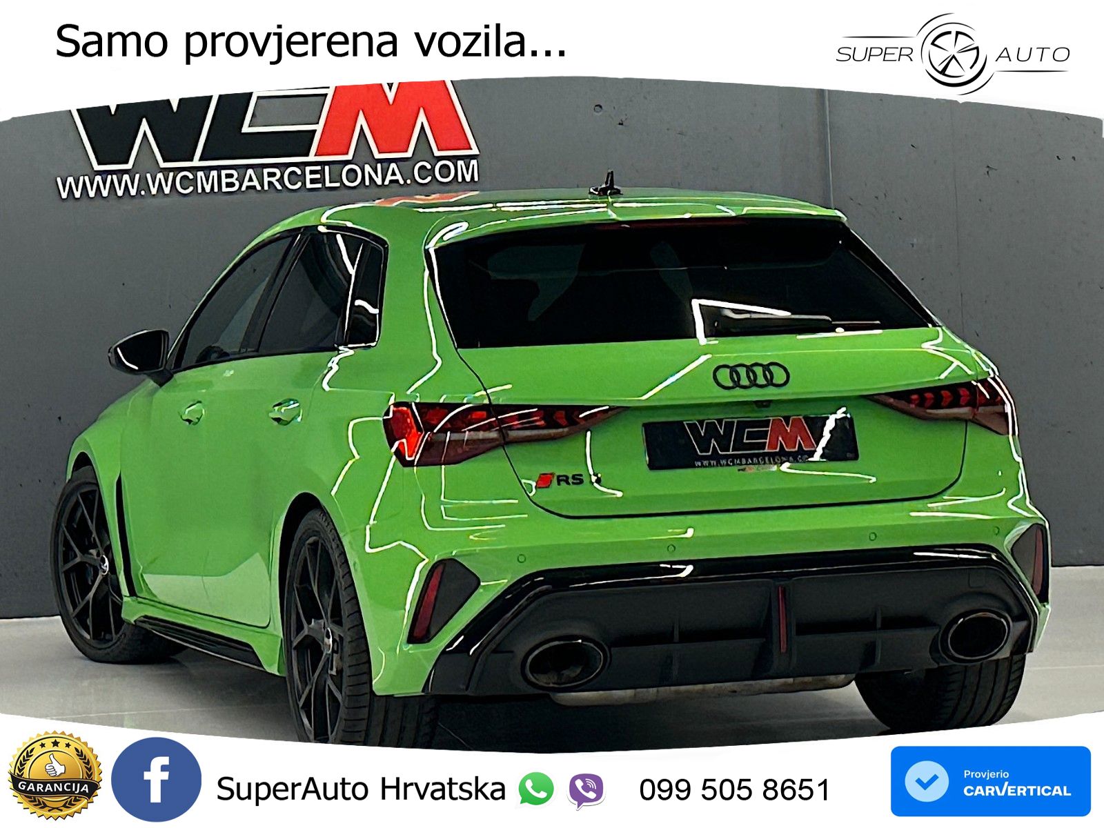 Audi RS3 Sedan 2.5 TFSI (400 KS) quattro S tronic LED+ACC