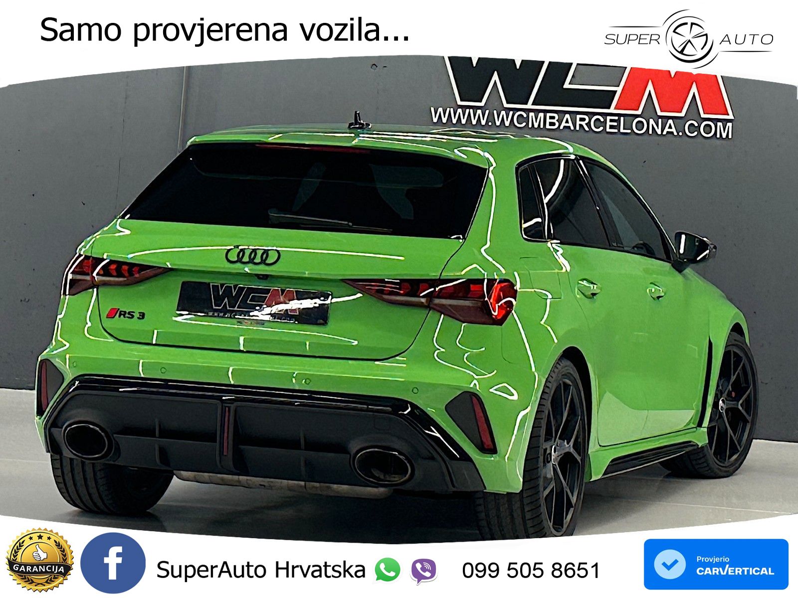 Audi RS3 Sedan 2.5 TFSI (400 KS) quattro S tronic LED+ACC