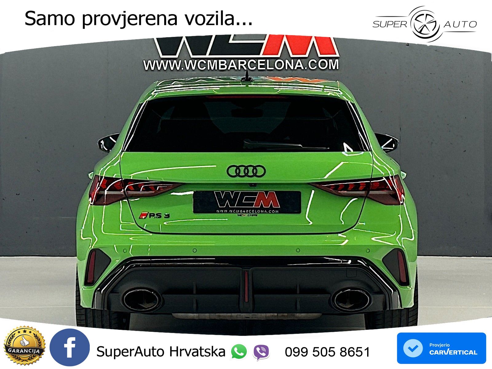 Audi RS3 Sedan 2.5 TFSI (400 KS) quattro S tronic LED+ACC