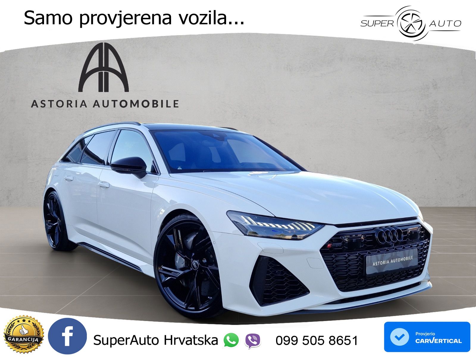 Audi RS6 Avant 4.0 TFSI V8 (600 KS) quattro Tiptronic LED+GR SJED+ACC