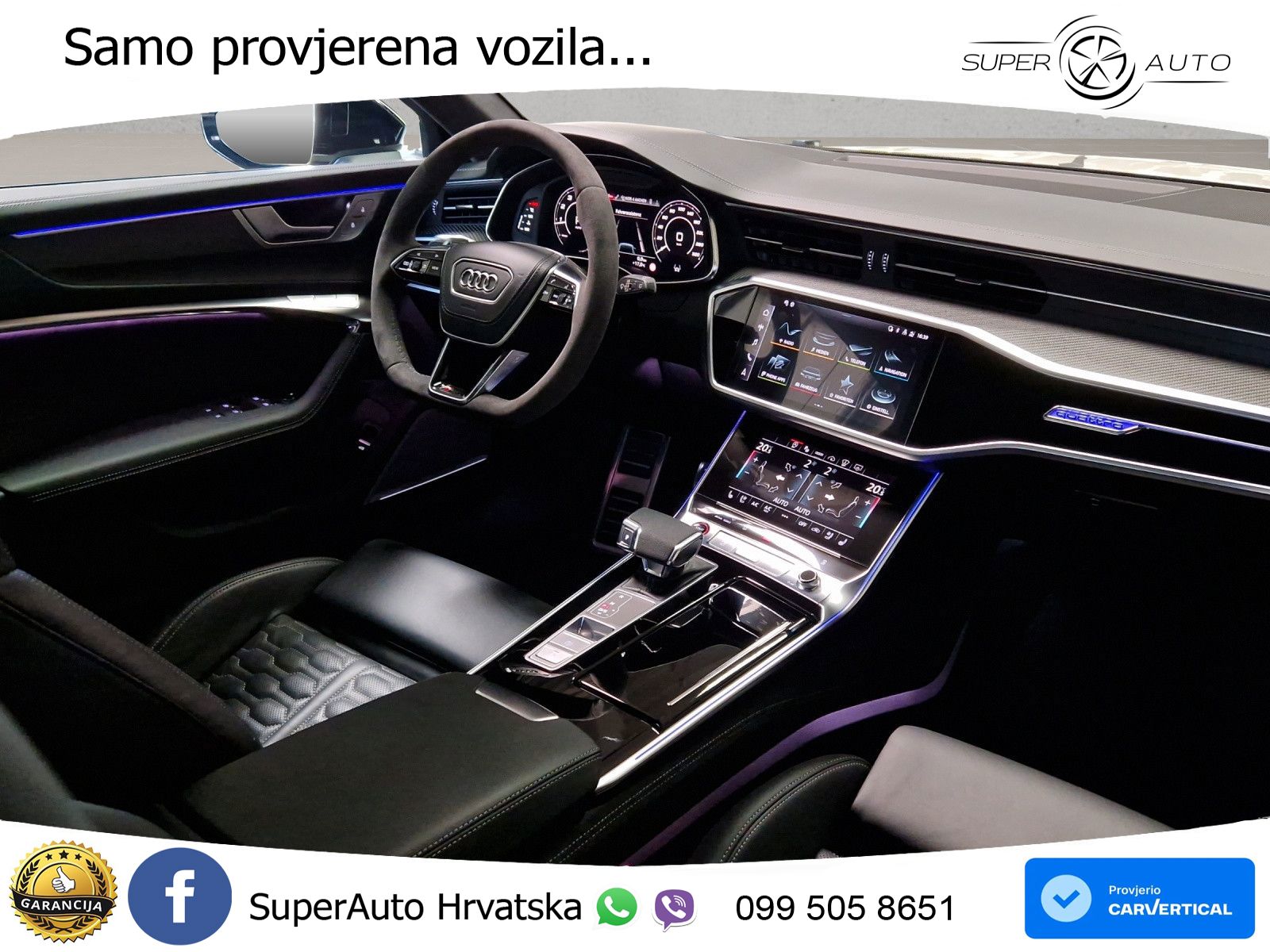 Audi RS6 Avant 4.0 TFSI V8 (600 KS) quattro Tiptronic LED+GR SJED+ACC