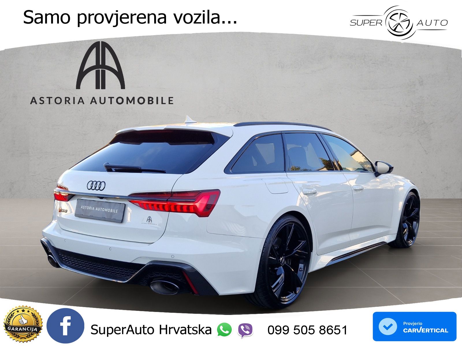 Audi RS6 Avant 4.0 TFSI V8 (600 KS) quattro Tiptronic LED+GR SJED+ACC