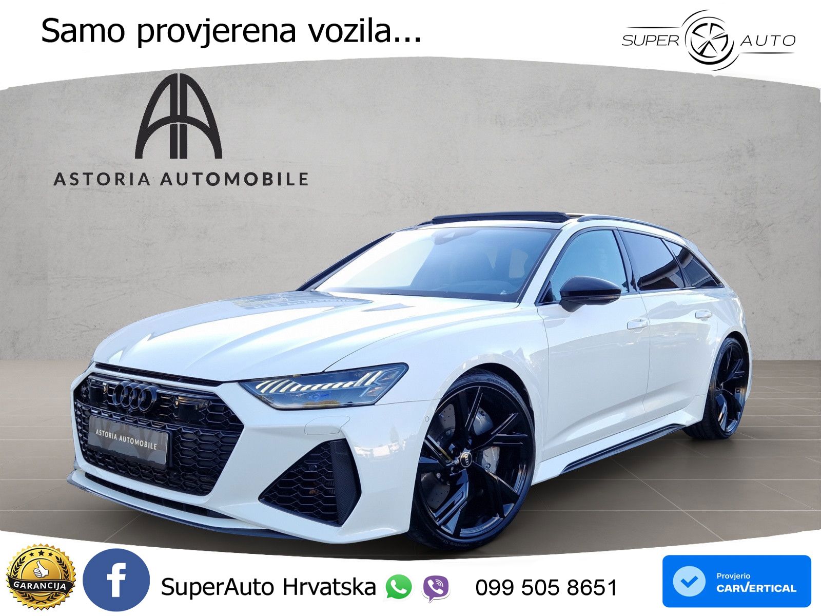 Audi RS6 Avant 4.0 TFSI V8 (600 KS) quattro Tiptronic LED+GR SJED+ACC