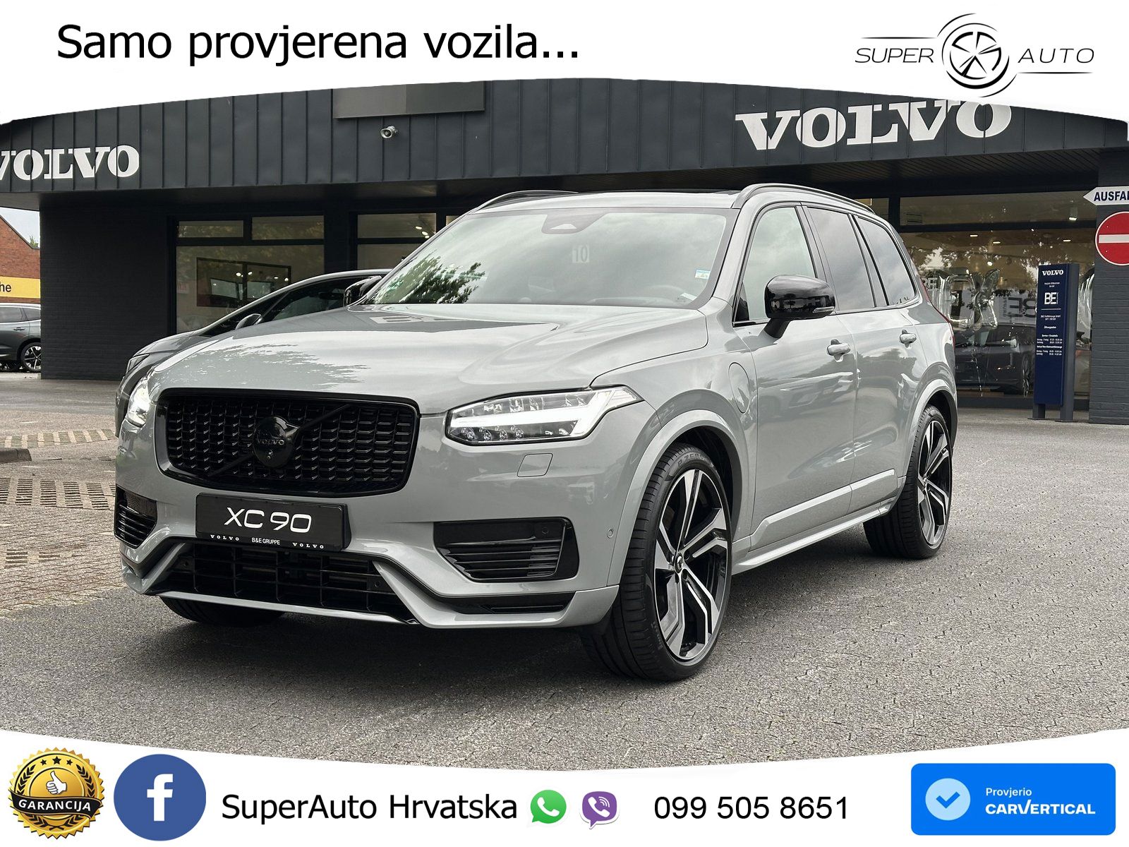 Volvo XC90 2.0 T8 AWD Automatic ACC+HEAD+4xGR SJED+360+PANO