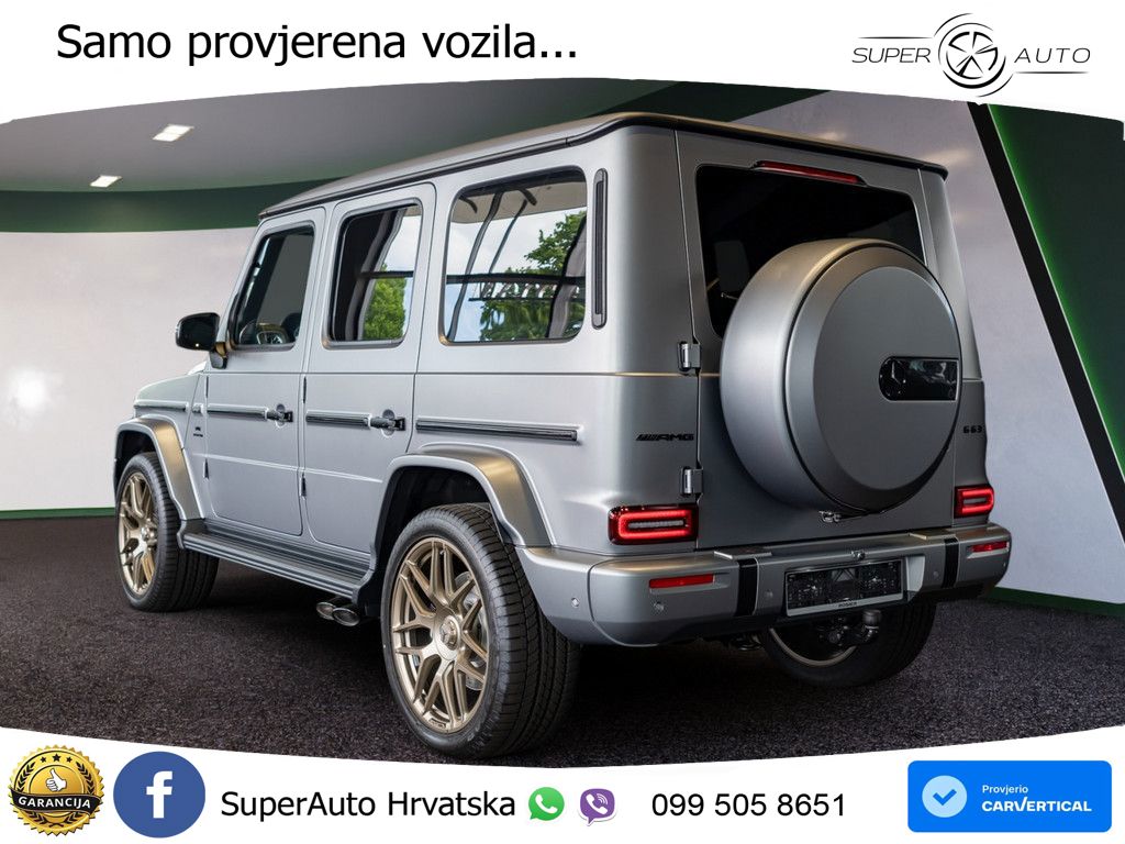 Mercedes AMG G 63 Long V8 (585 KS) 4MATIC 9G-TRONIC AMG SPEEDSHIFT TCT Manufaktur LED+GR SJED+ACC