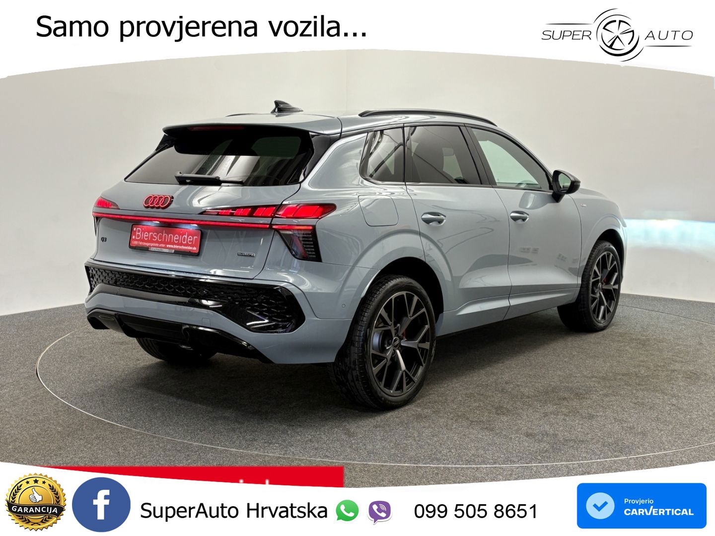 Audi Q3 2.0 TFSI (204 KS) quattro S tronic LED+GR SJED+ACC