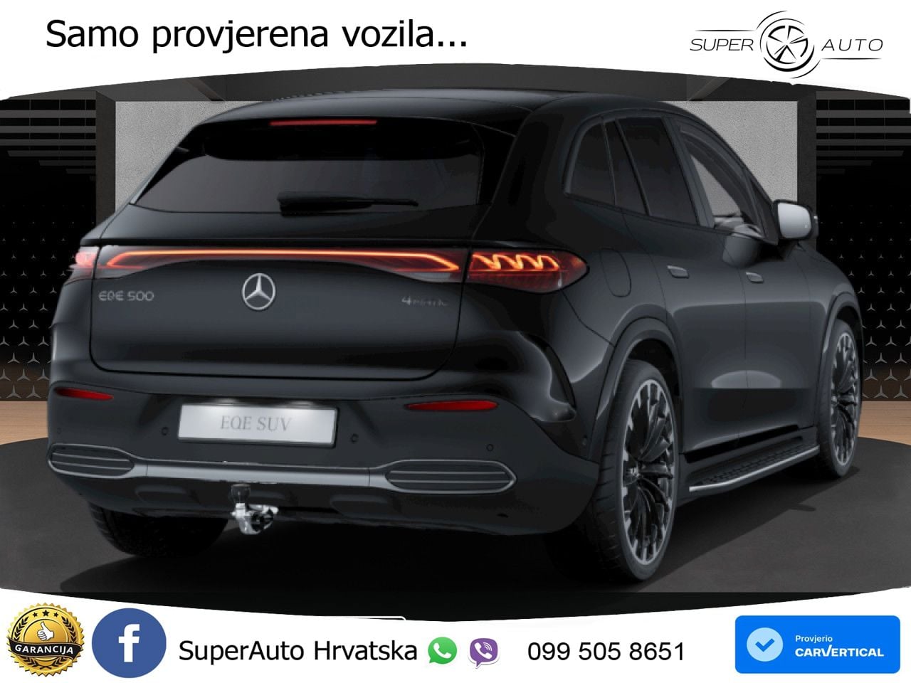 Mercedes EQE SUV 500 105 kWh (449 KS) 4MATIC AMG ZRAČNI+ACC+GR SJED+360+PANO