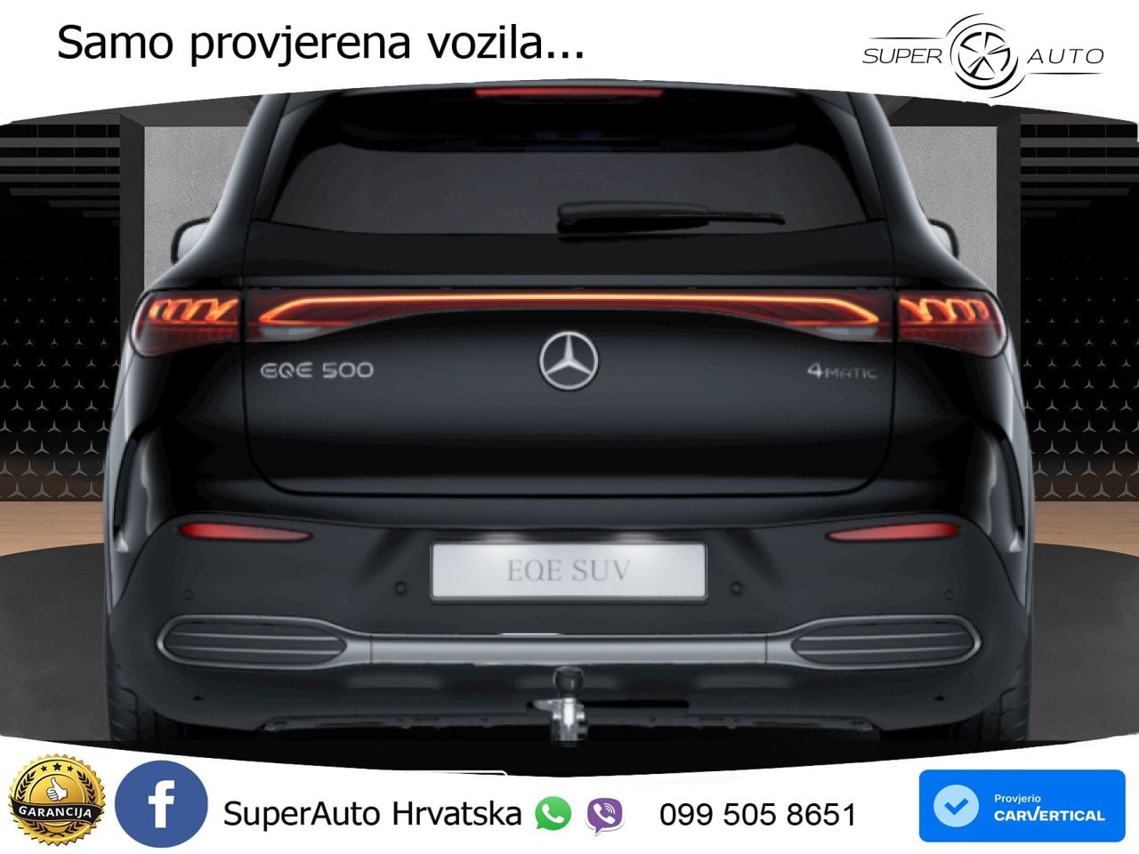 Mercedes EQE SUV 500 105 kWh (449 KS) 4MATIC AMG ZRAČNI+ACC+GR SJED+360+PANO