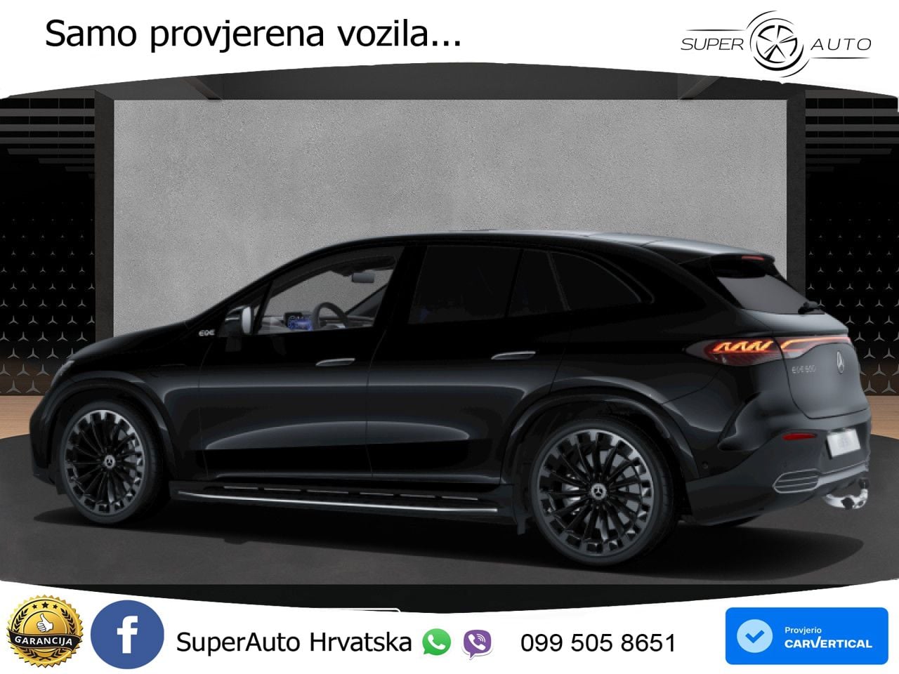 Mercedes EQE SUV 500 105 kWh (449 KS) 4MATIC AMG ZRAČNI+ACC+GR SJED+360+PANO