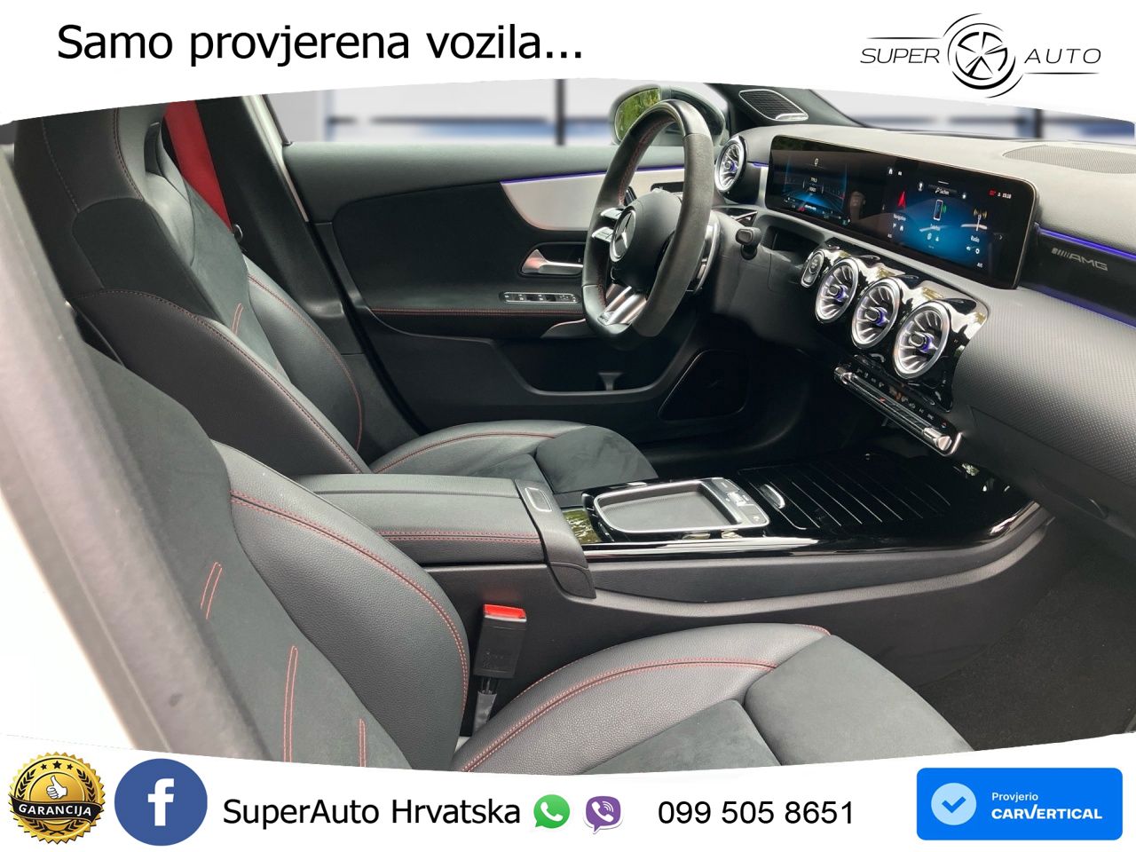 Mercedes-Benz AMG A 45 S 4MATIC+ AMG SPEEDSHIFT DCT 8G ACC+HEAD+GR SJED+360+PANO
