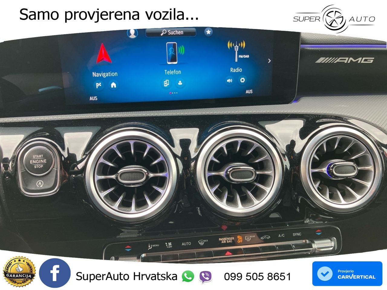 Mercedes-Benz AMG A 45 S 4MATIC+ AMG SPEEDSHIFT DCT 8G ACC+HEAD+GR SJED+360+PANO