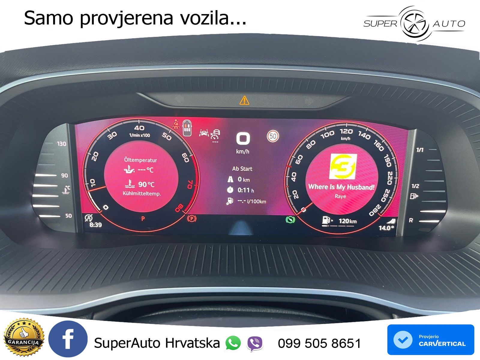Škoda Octavia Combi RS 2.0 TSI (265 KS) DSG LED+GR SJED+ACC