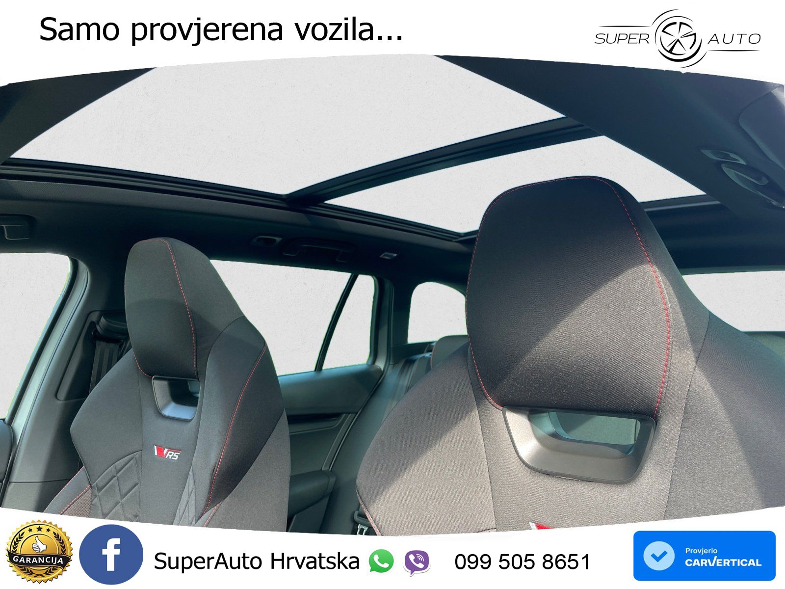 Škoda Octavia Combi RS 2.0 TSI (265 KS) DSG LED+GR SJED+ACC