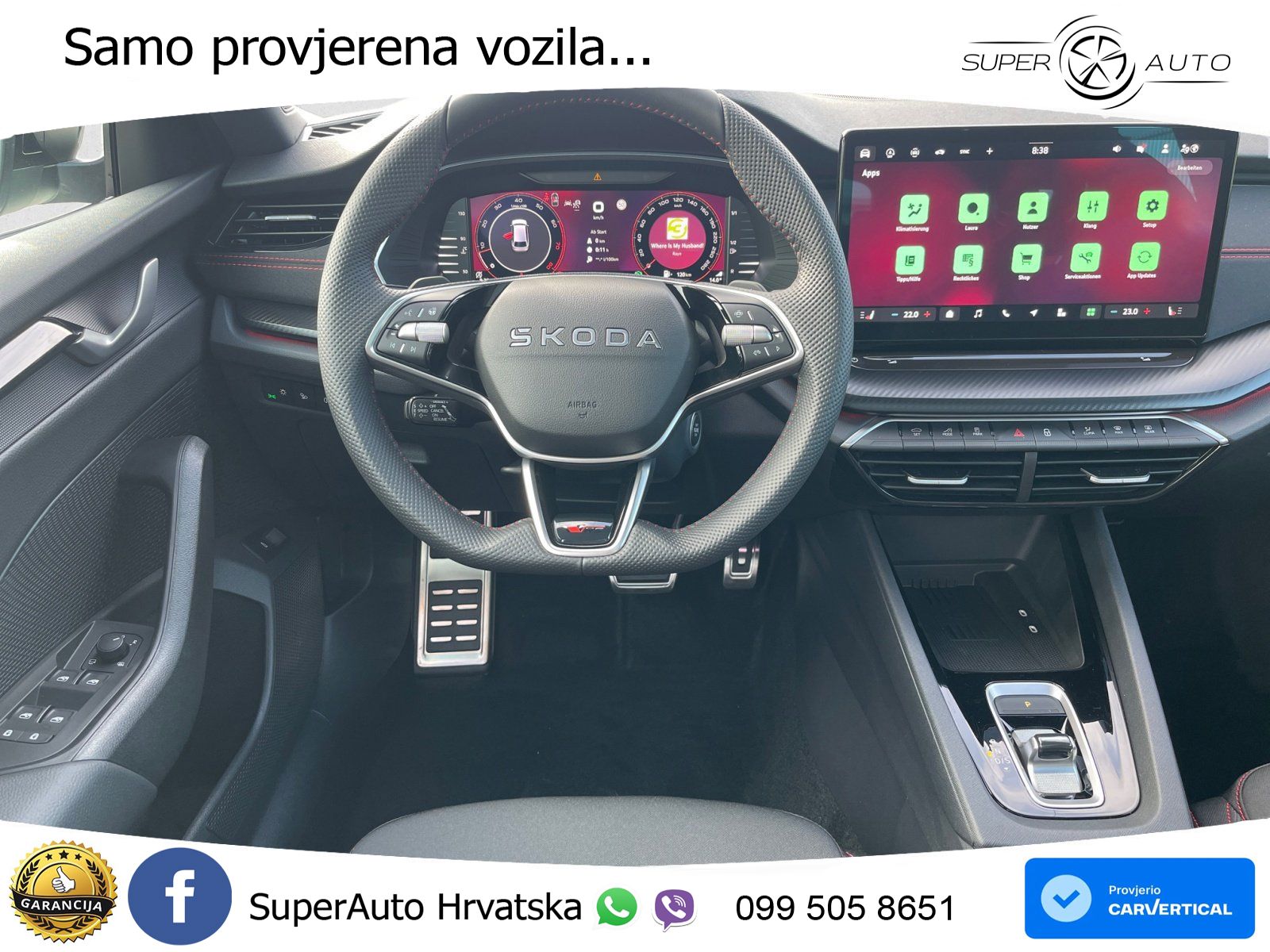 Škoda Octavia Combi RS 2.0 TSI (265 KS) DSG LED+GR SJED+ACC