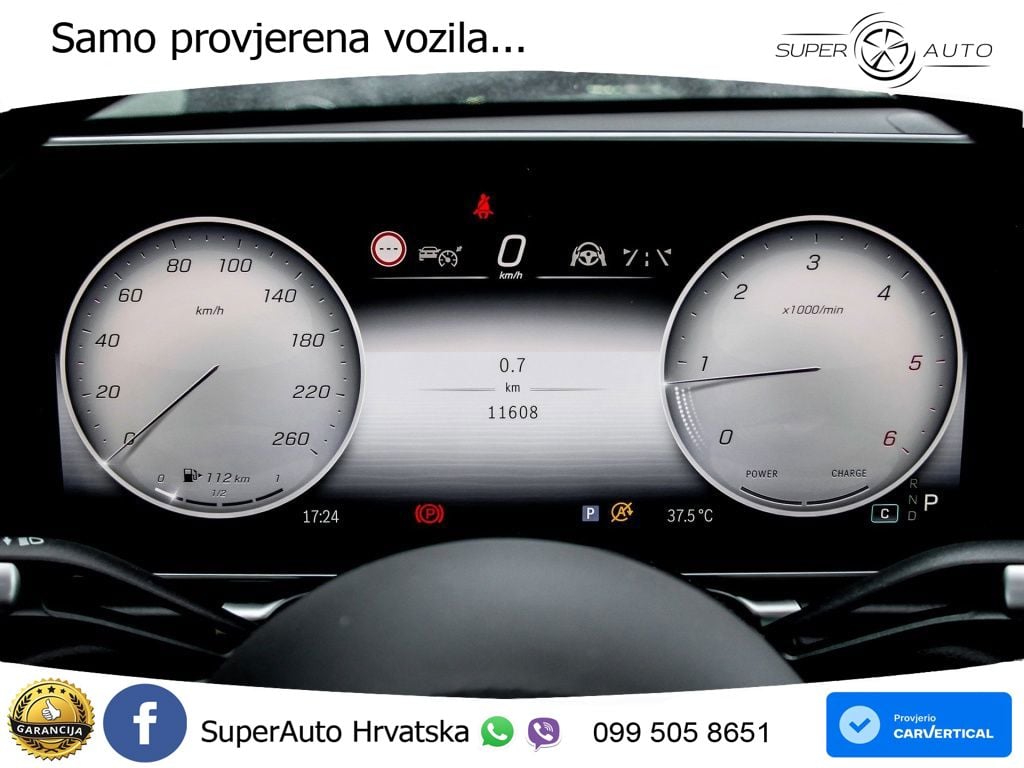 Mercedes S 450d (367 KS) EQ Boost 4MATIC 9G-TRONIC AMG ZRAČNI+ACC+GR SJED+KAM+PANO