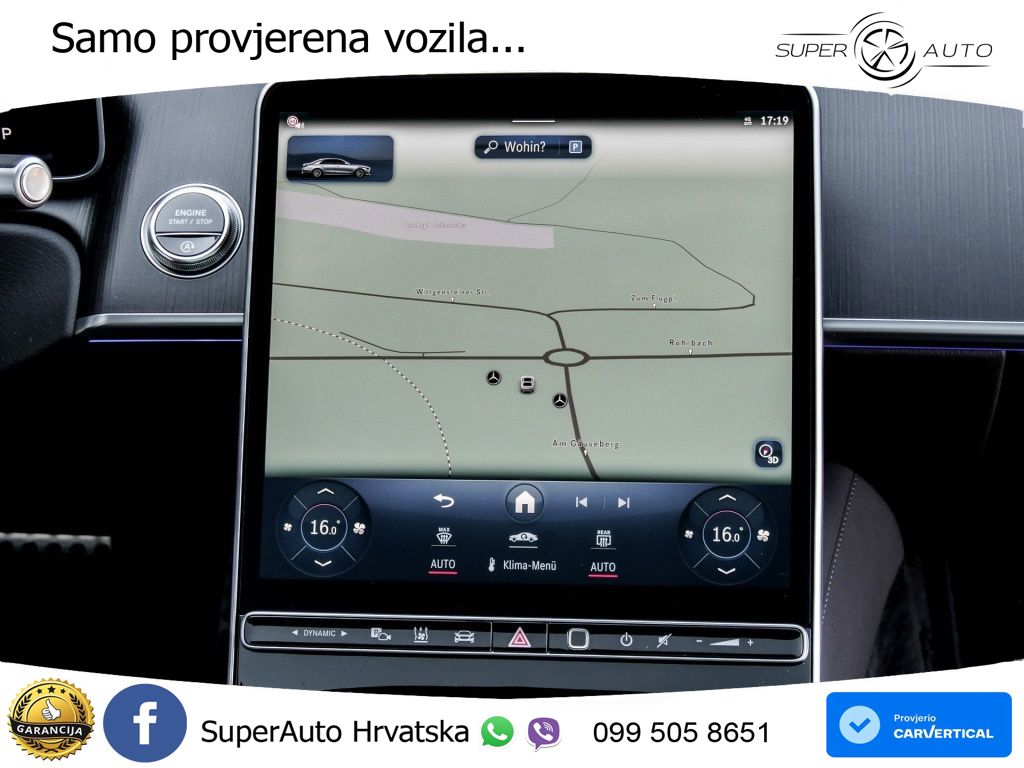 Mercedes S 450d (367 KS) EQ Boost 4MATIC 9G-TRONIC AMG ZRAČNI+ACC+GR SJED+KAM+PANO