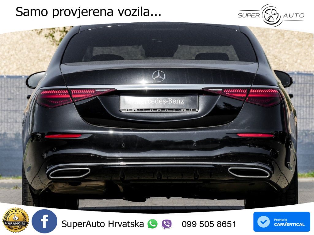 Mercedes S 450d (367 KS) EQ Boost 4MATIC 9G-TRONIC AMG ZRAČNI+ACC+GR SJED+KAM+PANO