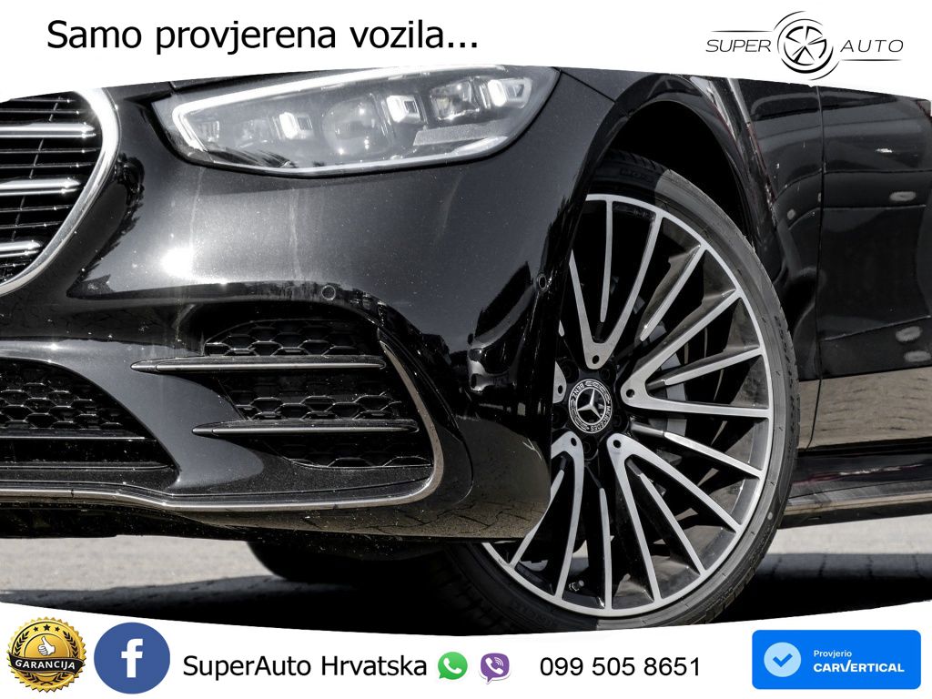 Mercedes S 450d (367 KS) EQ Boost 4MATIC 9G-TRONIC AMG ZRAČNI+ACC+GR SJED+KAM+PANO