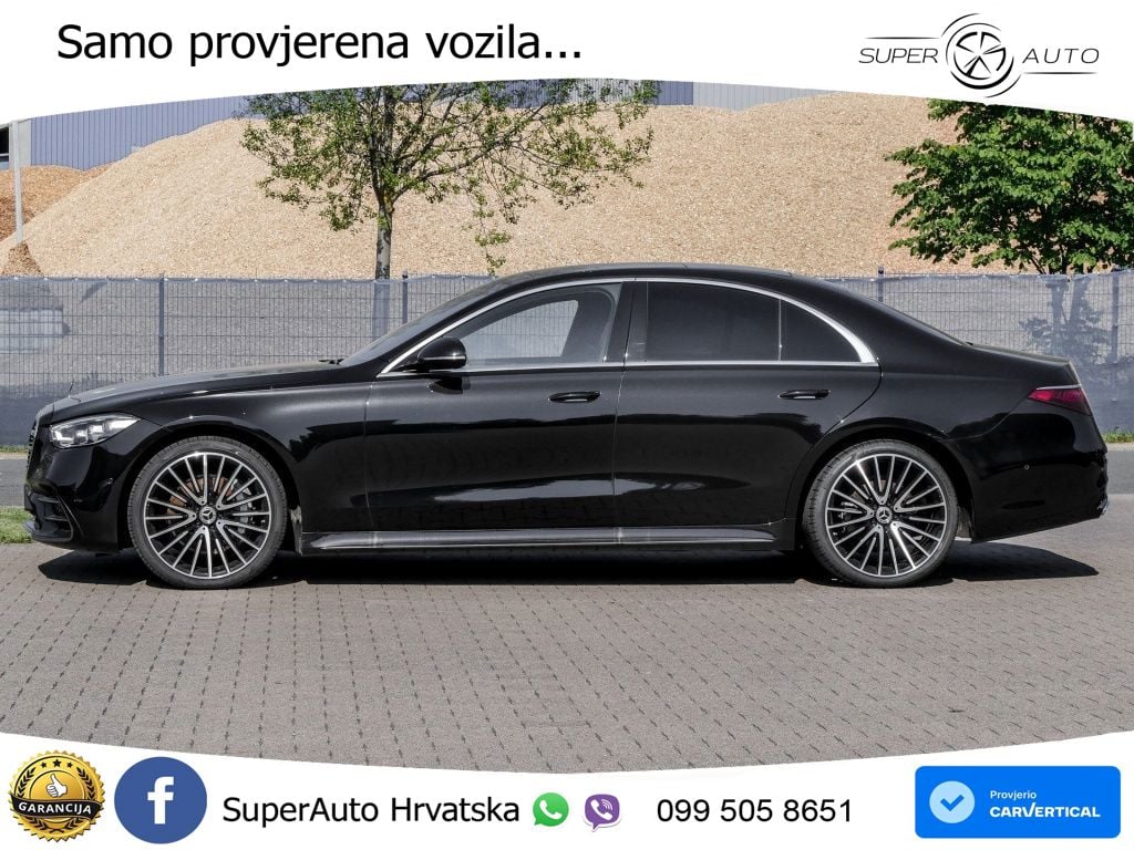 Mercedes S 450d (367 KS) EQ Boost 4MATIC 9G-TRONIC AMG ZRAČNI+ACC+GR SJED+KAM+PANO