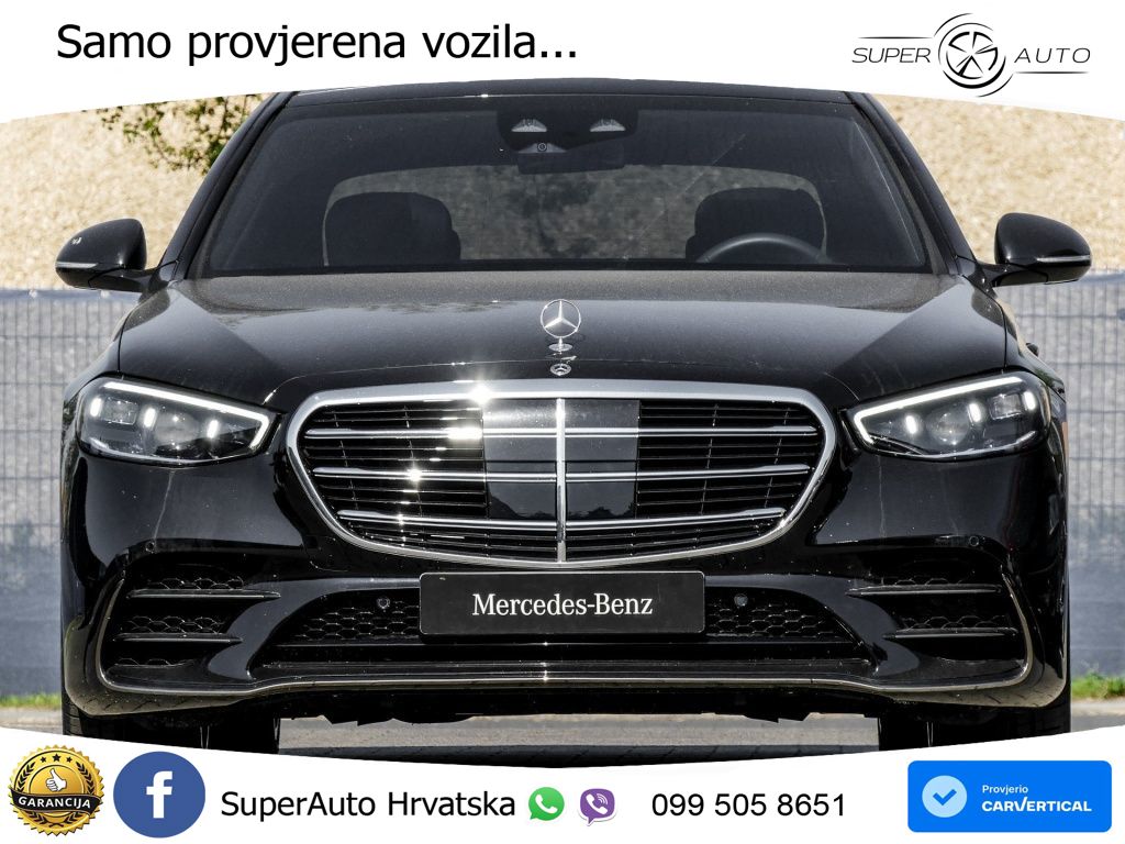 Mercedes S 450d (367 KS) EQ Boost 4MATIC 9G-TRONIC AMG ZRAČNI+ACC+GR SJED+KAM+PANO