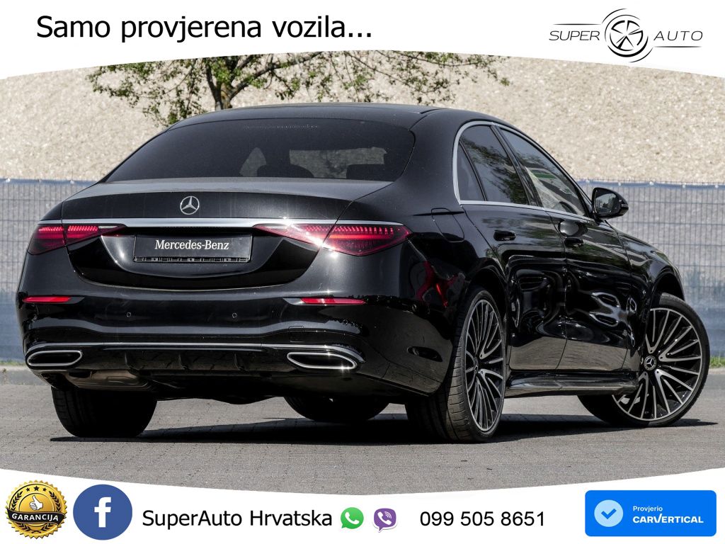Mercedes S 450d (367 KS) EQ Boost 4MATIC 9G-TRONIC AMG ZRAČNI+ACC+GR SJED+KAM+PANO