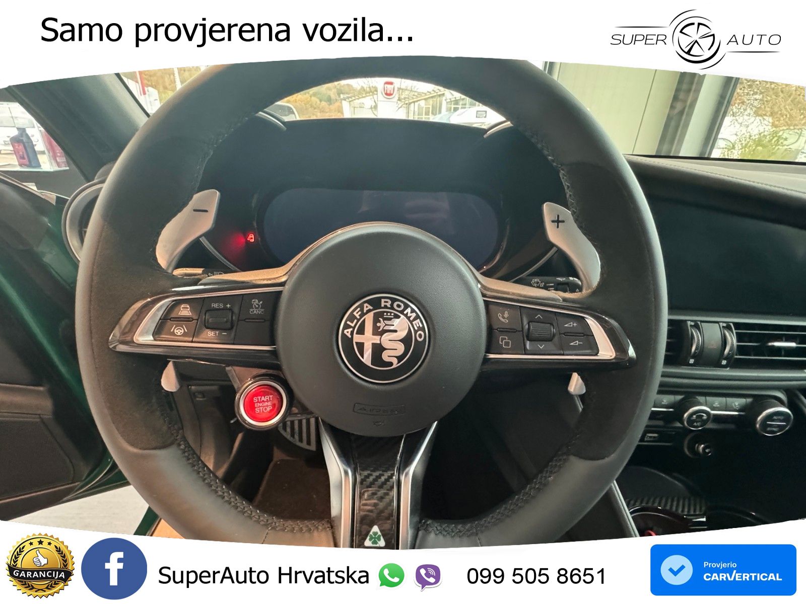 Alfa Romeo Giulia Quadrifoglio 2.9 V6 Bi-Turbo (520 KS) Automatic LED+GR SJED+ACC