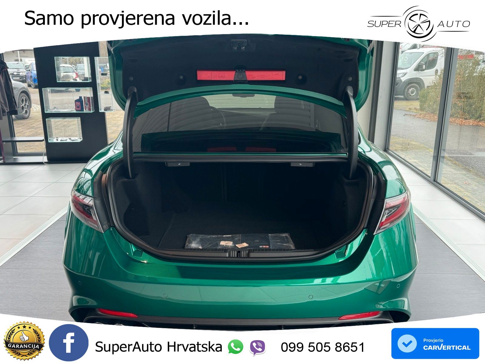 Alfa Romeo Giulia Quadrifoglio 2.9 V6 Bi-Turbo (520 KS) Automatic LED+GR SJED+ACC