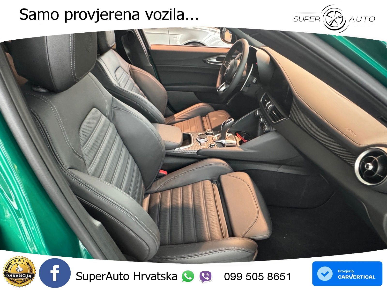 Alfa Romeo Giulia Quadrifoglio 2.9 V6 Bi-Turbo (520 KS) Automatic LED+GR SJED+ACC
