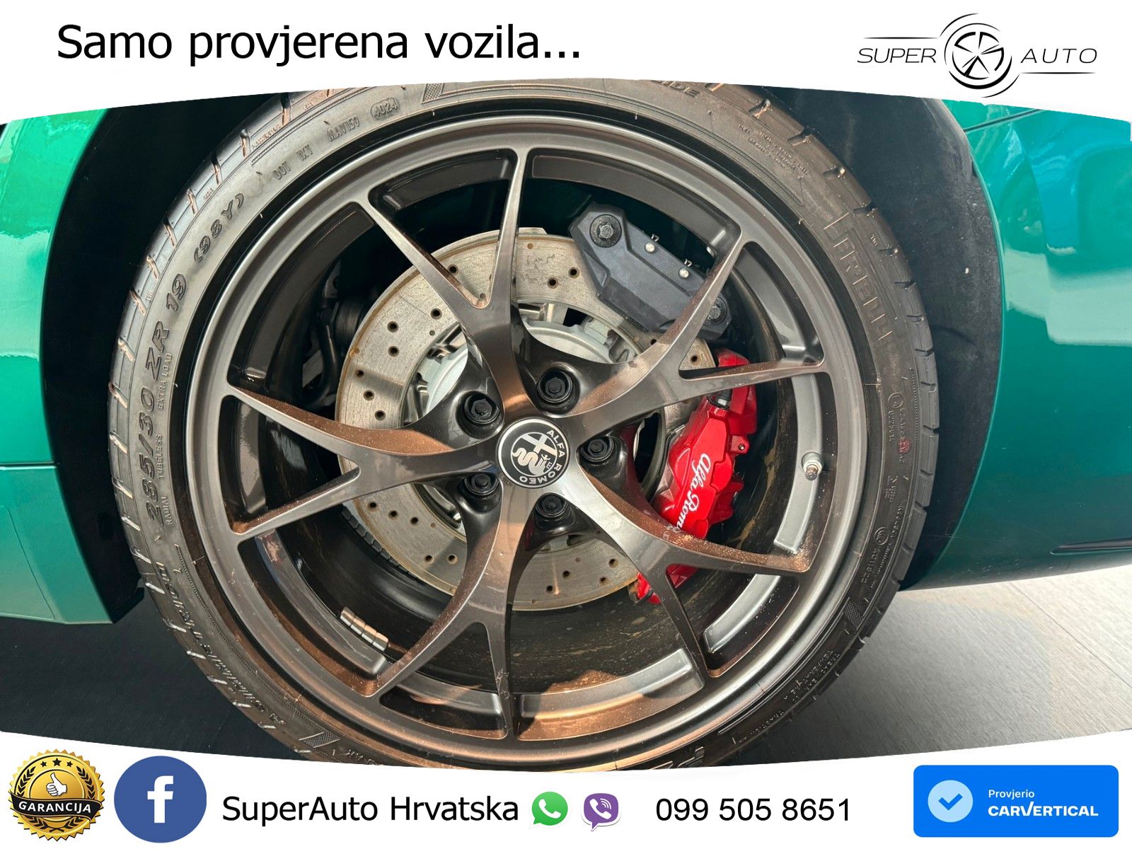 Alfa Romeo Giulia Quadrifoglio 2.9 V6 Bi-Turbo (520 KS) Automatic LED+GR SJED+ACC