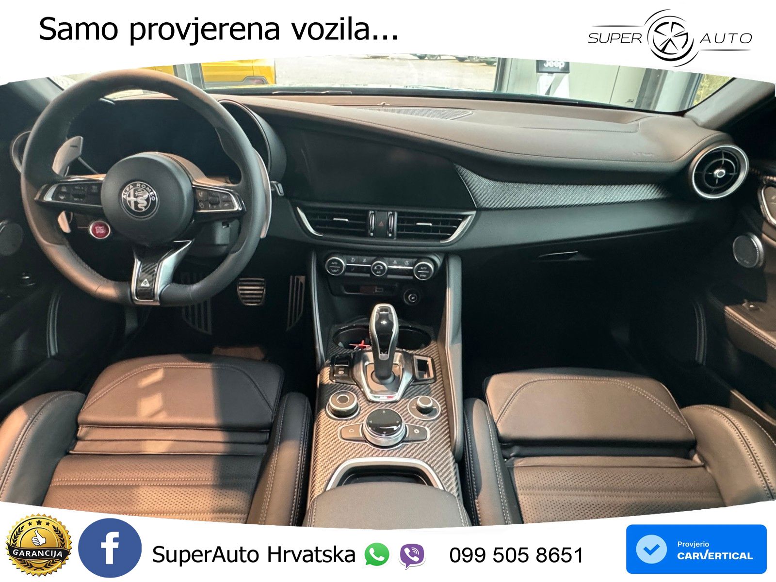 Alfa Romeo Giulia Quadrifoglio 2.9 V6 Bi-Turbo (520 KS) Automatic LED+GR SJED+ACC