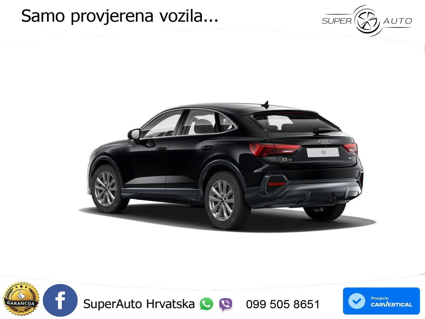 Audi Q3 II Sportback 45 TFSI (230 KS) quattro S tronic MATRIX+GR SJED+KAM