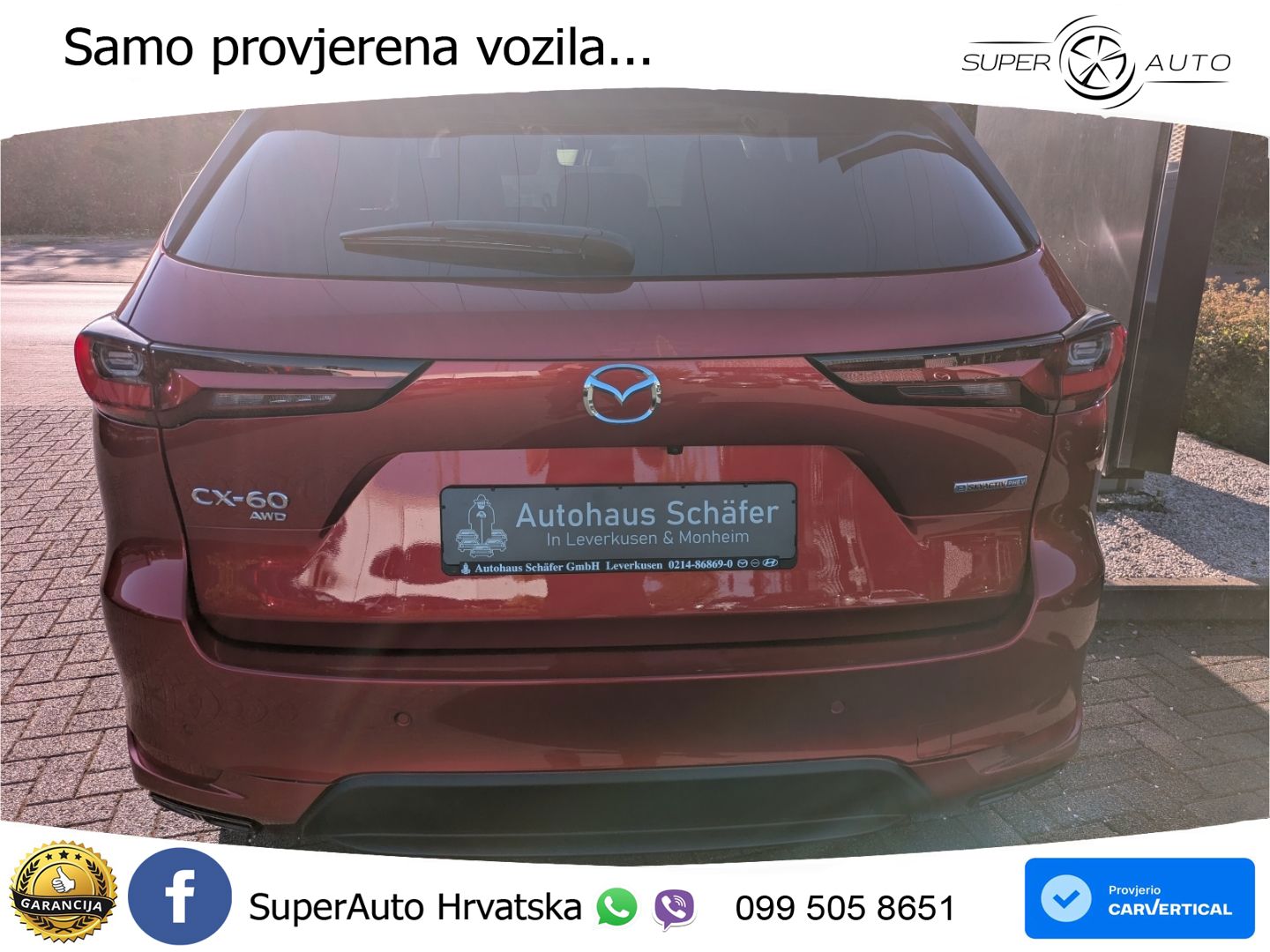 Mazda CX-60 2.5 e-Skyactiv (328 KS) AWD Automatic MATRIX+GR SJED+KAM